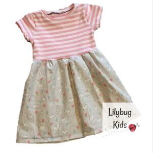 Easter dress handmade by Lilybug Kids
Size 2T